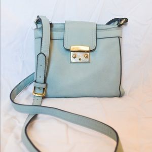 Faux Leather Crossbody Bag